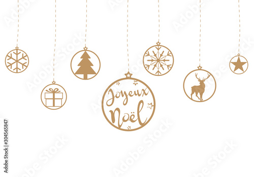 GUIRLANDE JOYEUX NOËL COLORÉE