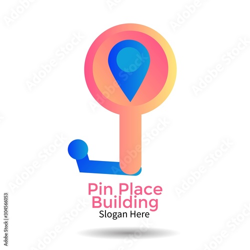 Logo Pin Place Building Company