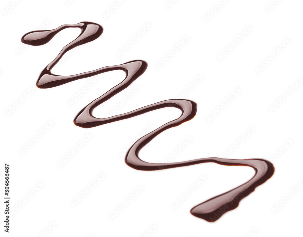 Fototapeta premium Tasty barbecue sauce on white background