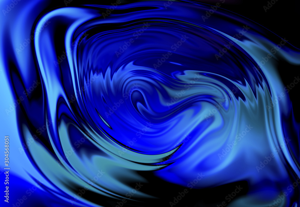 Abstract flowing water liquid curve line in deep blue metallic color new trend graphic design glossy pattern cool background textures Abstract flowing water liquid curve line in deep blue metallic color new trend graphic design glossy pattern cool background textures