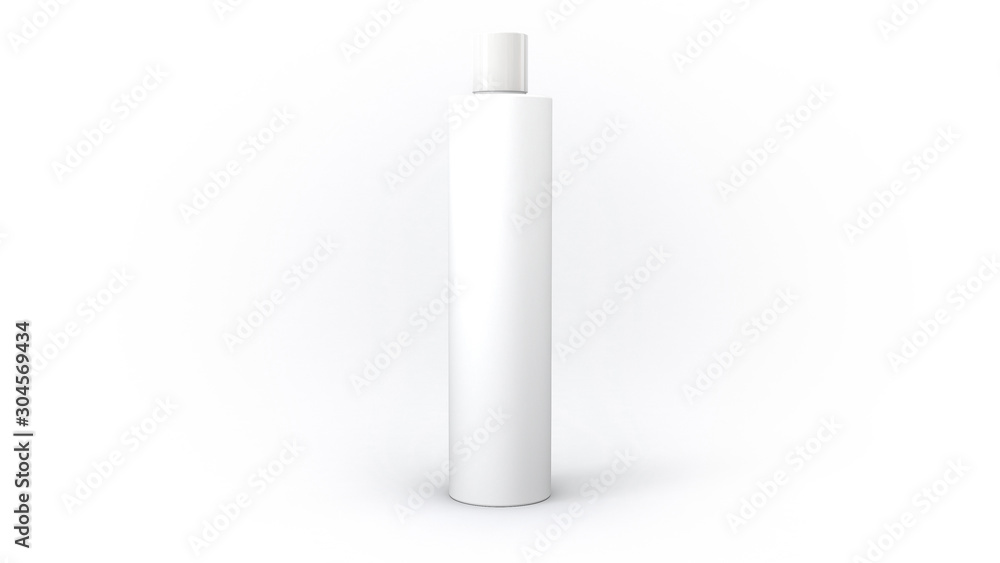 3D Shampoo Bottle | White 3D Shampoo Bottle | White