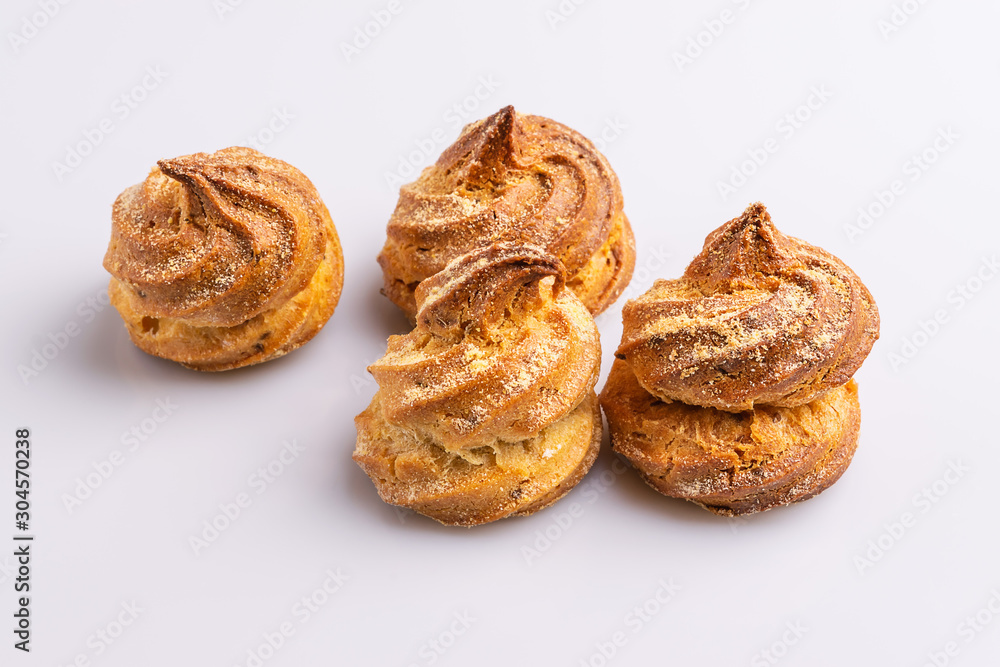 Puff cakes made corn meal flour, traditional brazilian Puff cakes made corn meal flour, traditional brazilian