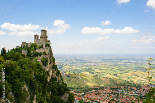 The Borgo Maggiore Castle in San Marino | Italy