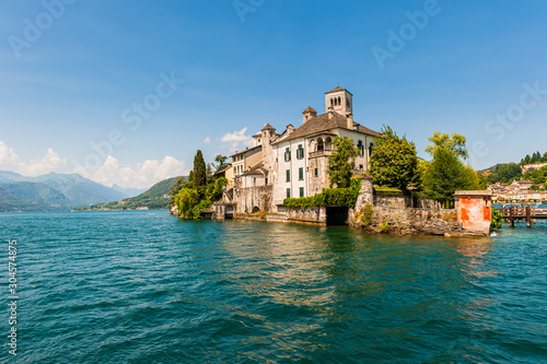 Slika na platnu San Giulio Island or St