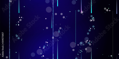 Fast Effect. Motion Neon. Seamless Pattern. Glitch