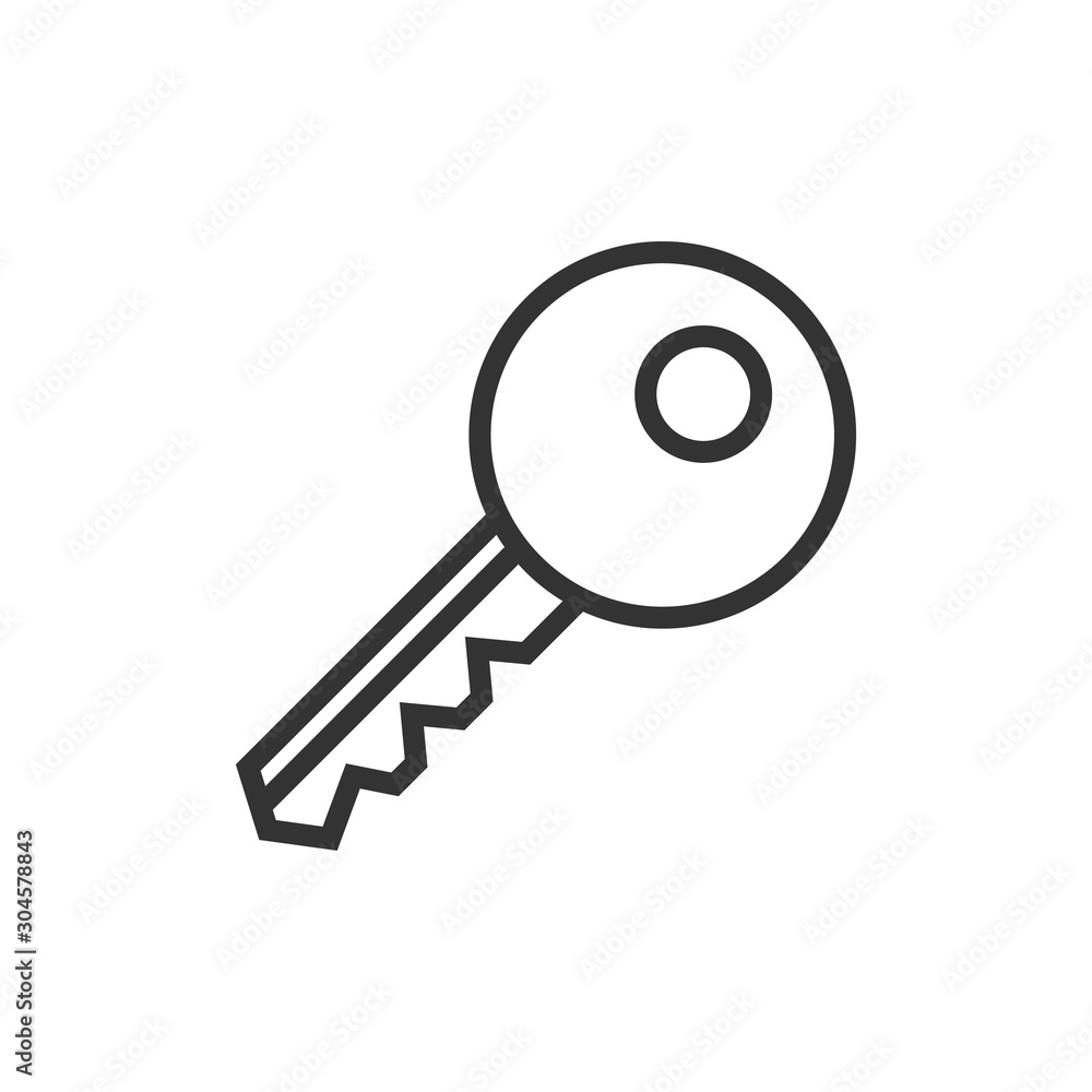 Key icon vector symbol illustration EPS 10 Key icon vector symbol illustration EPS 10