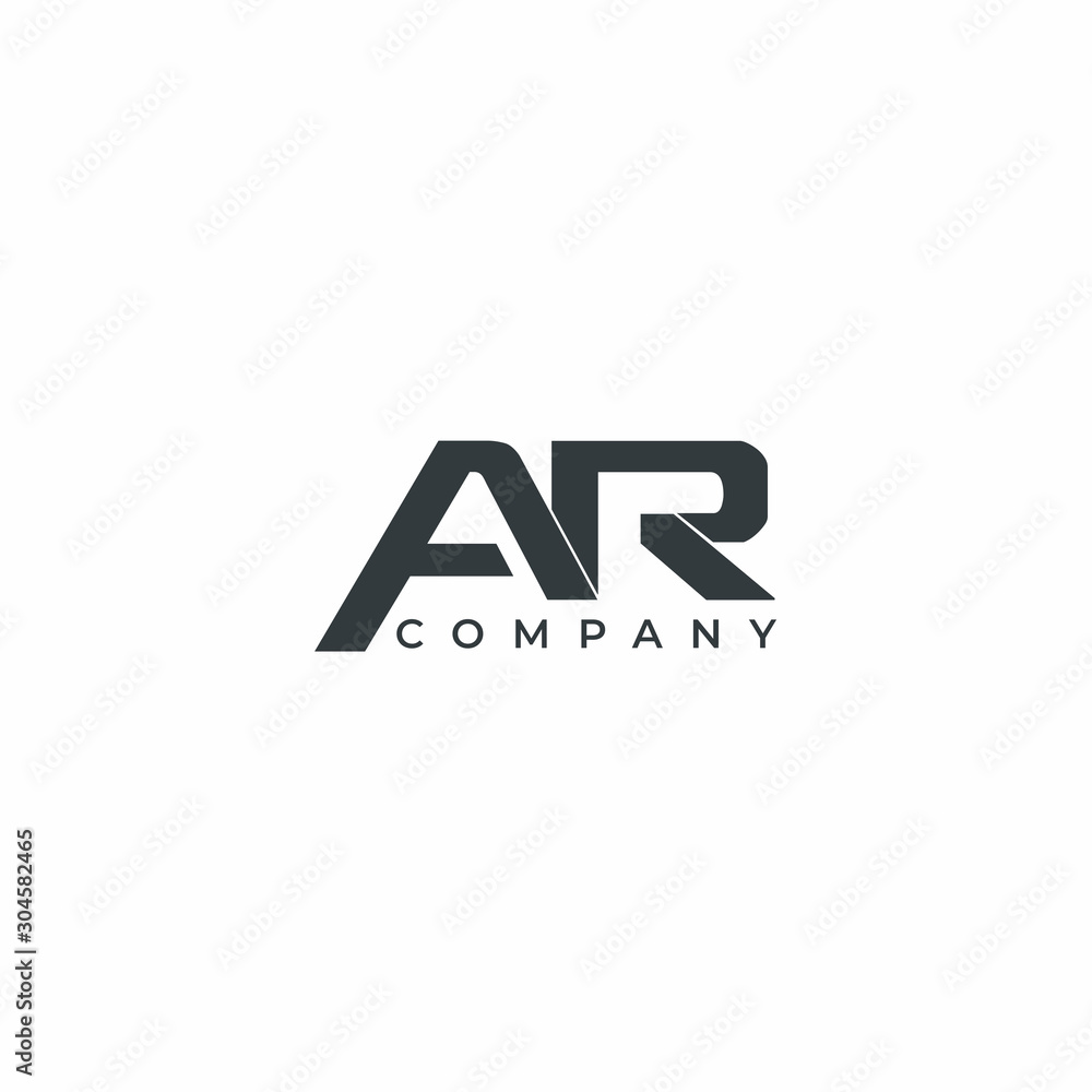 Letter AR Modern Company Logo Design Vector Template Letter AR Modern Company Logo Design Vector Template