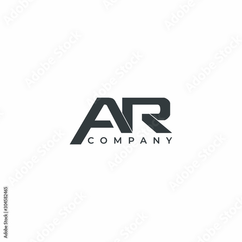 Free Download Letter AR Modern Company Logo Design Vector Template - GFXLoad