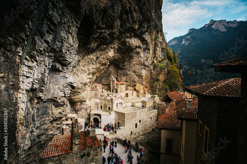 Sumela monastery at Trabzon, in Turkey photo