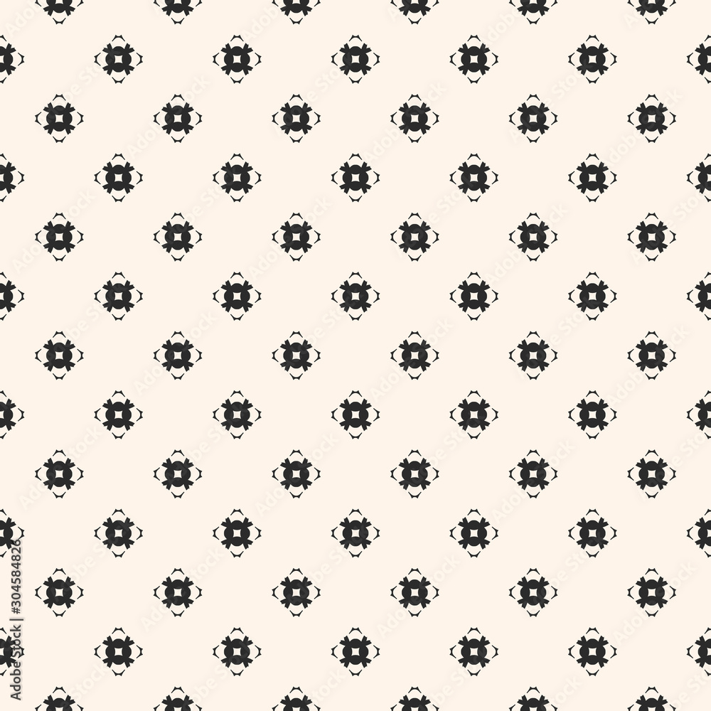 Ornamental seamless pattern with carved floral shapes, mosaic elements Ornamental seamless pattern with carved floral shapes, mosaic elements