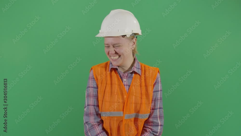Woman Engineer Laughing Out Loud Woman Engineer Laughing Out Loud