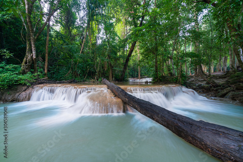 Waterfalls In Deep Forest