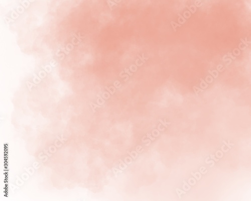 pink watercolor painted paper texture background, light background. photo
