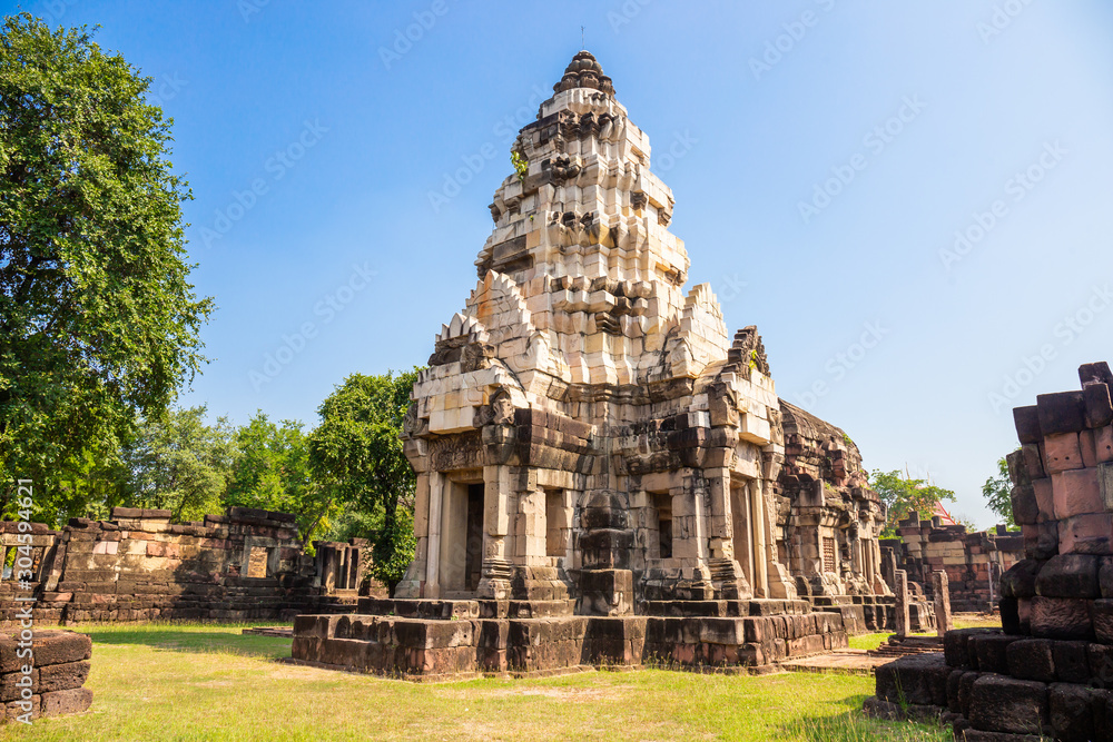 Prasat Phanom Wan Historical Park, Nakhon ratchasima, Thailand. Built from sandstone in ancient Khmer times Prasat Phanom Wan Historical Park, Nakhon ratchasima, Thailand. Built from sandstone in ancient Khmer times