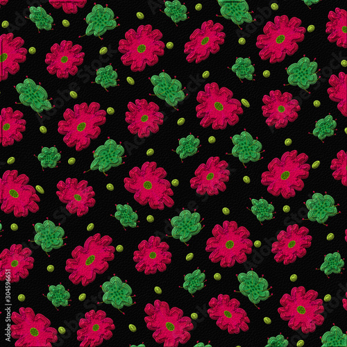  floral embriodery pattern