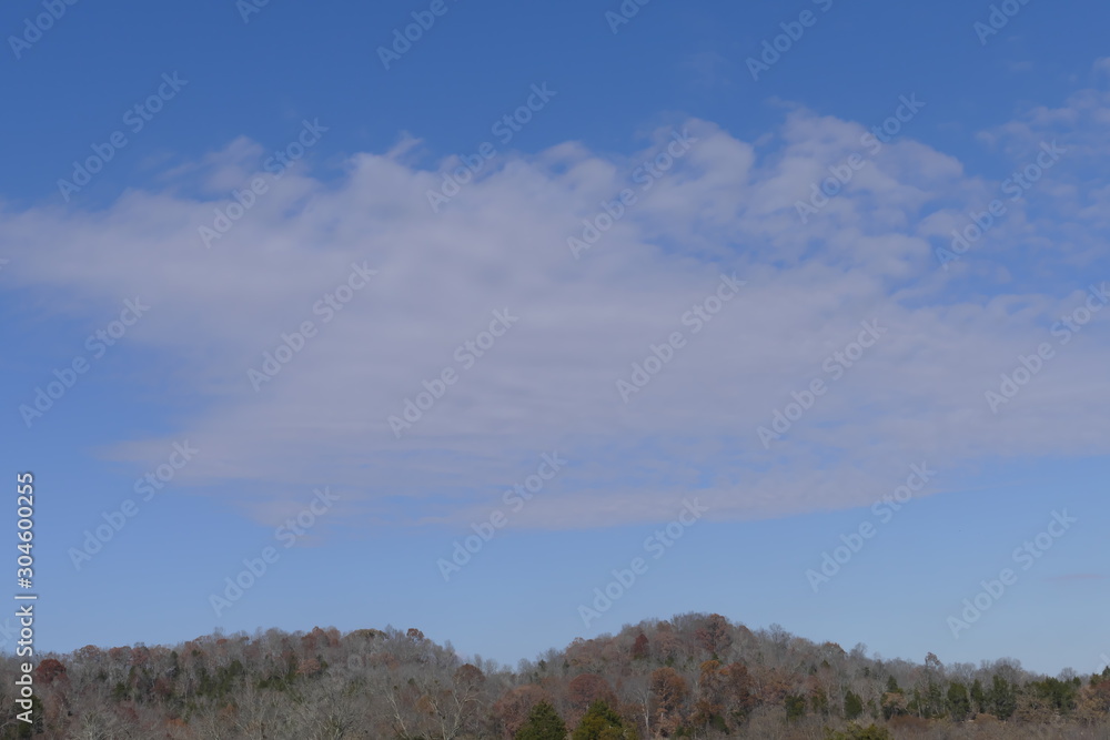 ridge, sky, cloud