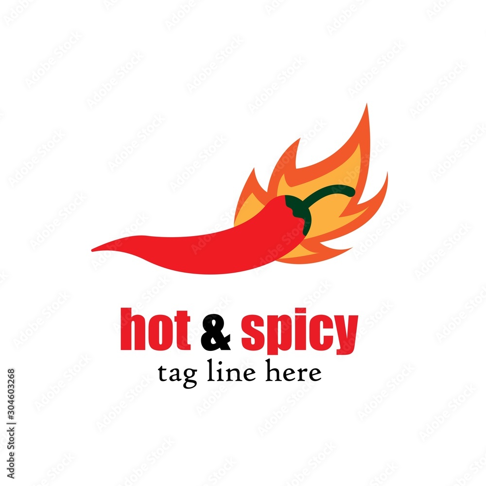 Red Hot Chili logo designs concept vector, Spicy Pepper logo designs template Red Hot Chili logo designs concept vector, Spicy Pepper logo designs template