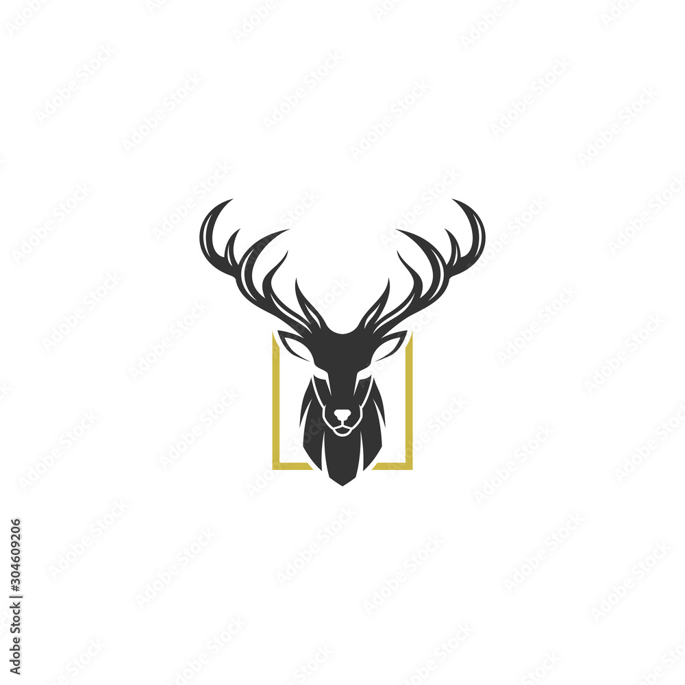 Beige Wild Reindeer Logo | BrandCrowd Logo Maker