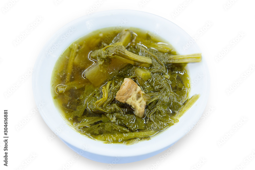 Boiled pickle die cut on white isolated, focus selective. Boiled pickle die cut on white isolated, focus selective.