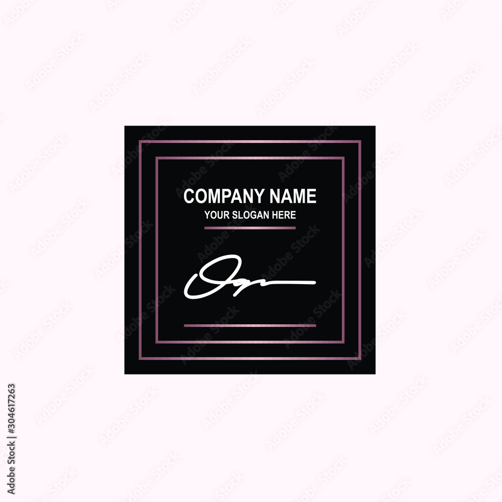 OQ Initial signature logo is white, with a dark pink grid gradation line. with a black square background OQ Initial signature logo is white, with a dark pink grid gradation line. with a black square background