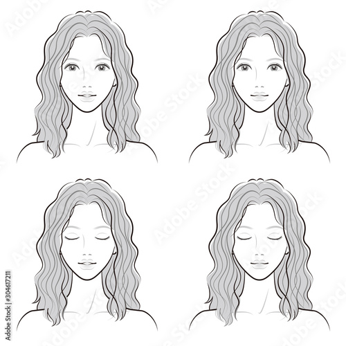 女性の表情