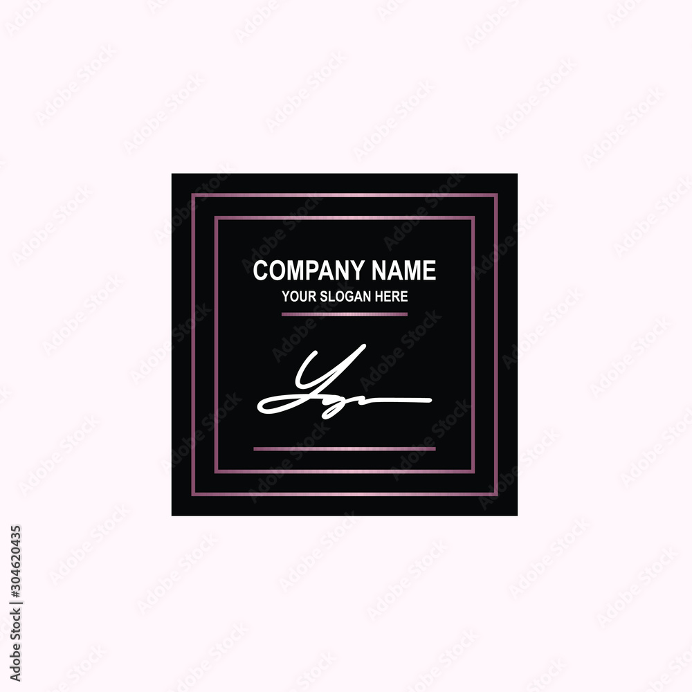YG Initial signature logo is white, with a dark pink grid gradation line. with a black square background YG Initial signature logo is white, with a dark pink grid gradation line. with a black square background