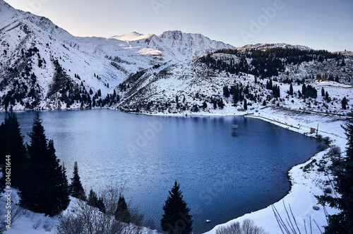 Landscape of Mountain Lake