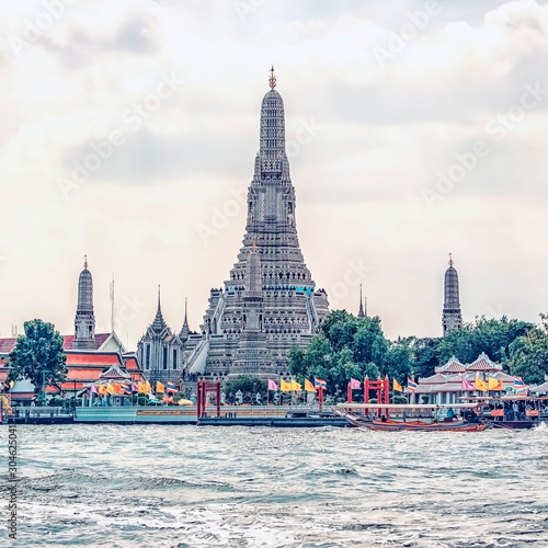 Wat Arun temple in Bangkok, Thailand