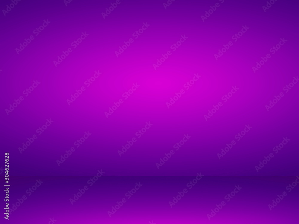 Fototapeta premium Blue and purple background. Elegant and beautiful studio background.