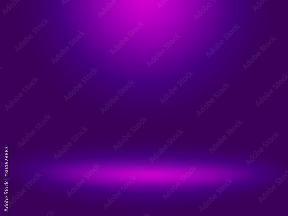 Fototapeta premium Blue and purple background. Elegant and beautiful studio background.