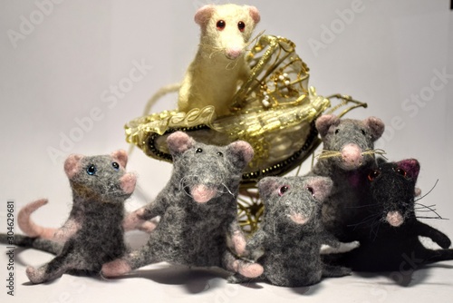  New Year's mouse - a symbol of the coming year