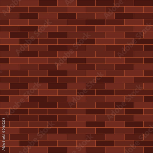brick wall simple brown repetitive background. simple rectangle shapes. vector seamless pattern. textile paint fabric swatch. wrapping paper. continuous print. design element for banner ads card flyer