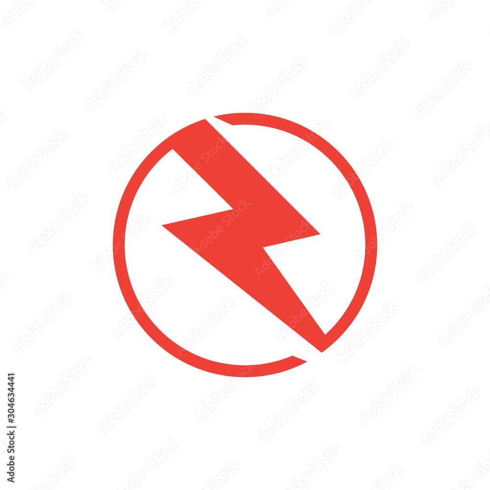 lightning logo vector template illustration lightning logo vector template illustration