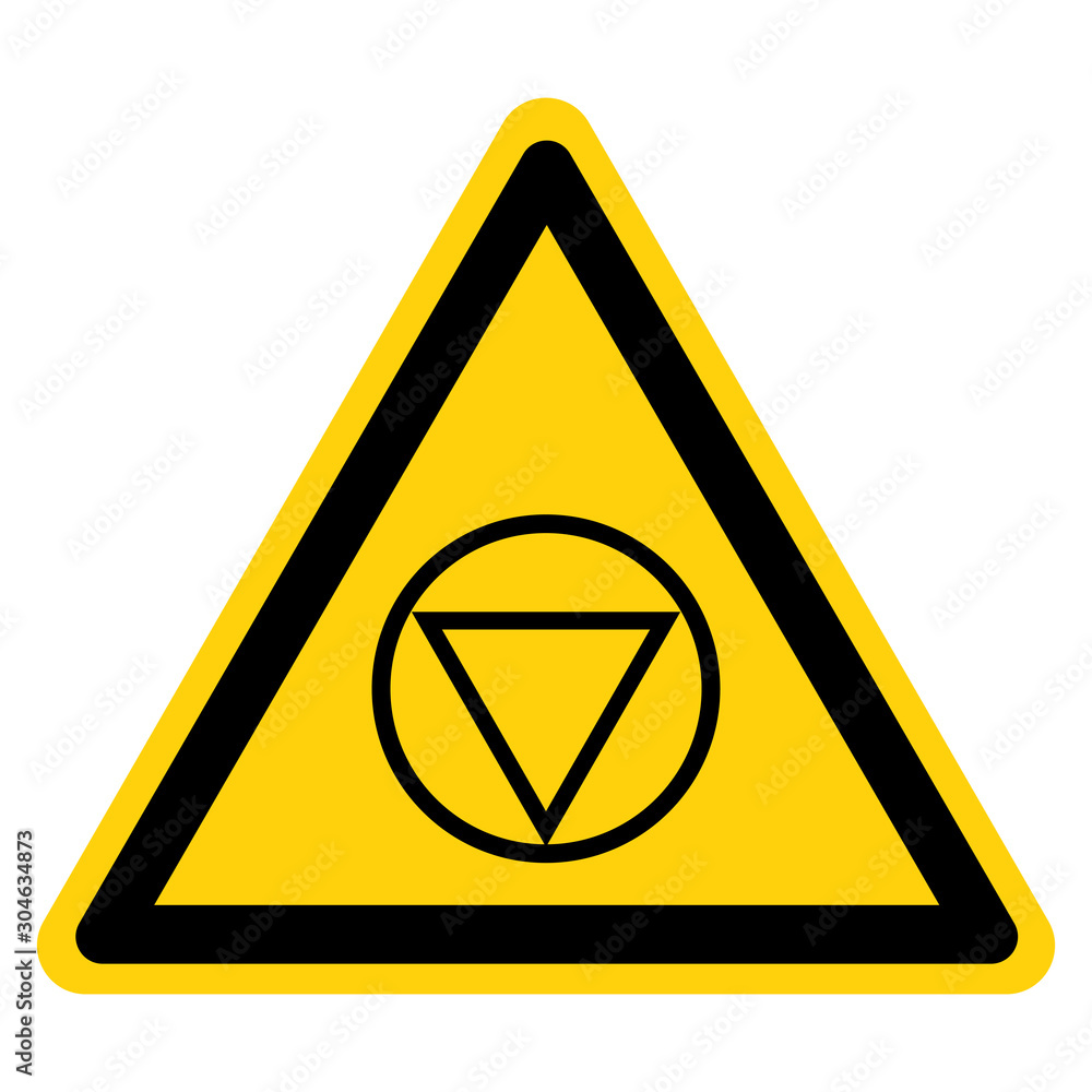 Warning Stop Symbol Sign, Vector Illustration, Isolate On White Background Label. EPS10 Warning Stop Symbol Sign, Vector Illustration, Isolate On White Background Label. EPS10