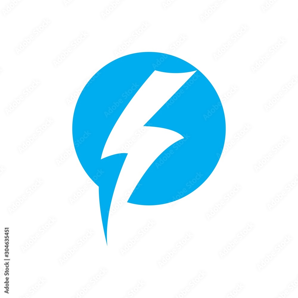 lightning logo vector template illustration lightning logo vector template illustration