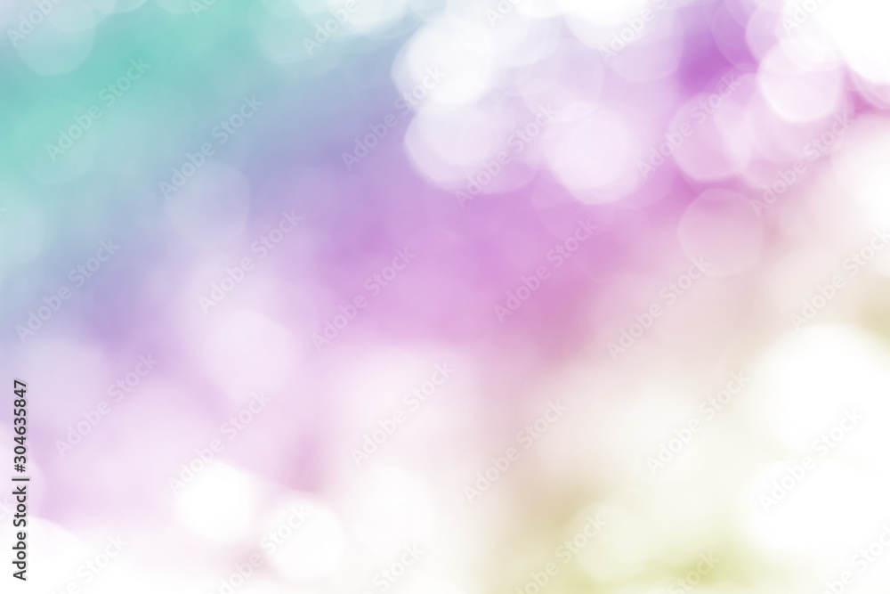 Abstract pastel blur bokeh background can be used as background