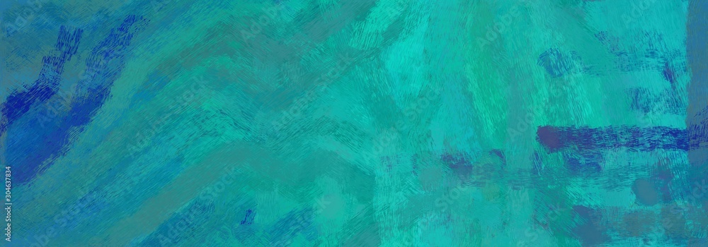 seamless pattern design. grunge abstract background with dark cyan, light sea green and teal blue color. can be used as wallpaper, texture or fabric fashion printing