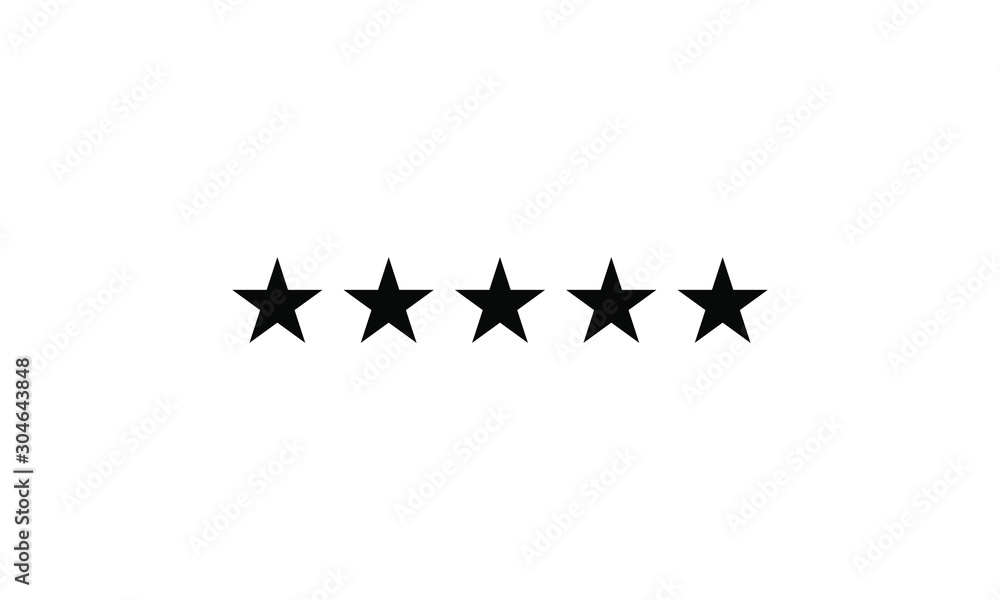 star icon, rating review symbol