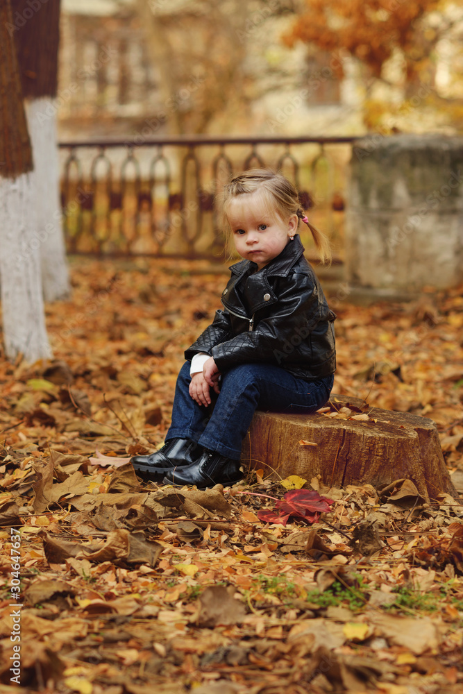 toddler girl in fall toddler girl in fall