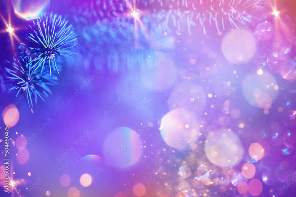 Christmas and New Year holidays background. Glitter lights backdrop. Winter season. Text space. Closeup of Christmas-tree. Christmas and New Year holidays background. Glitter lights backdrop. Winter season. Text space. Closeup of Christmas-tree.