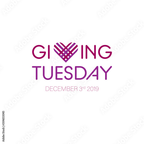 Special day. Giving Tuesday banner design.