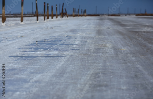 Wallpaper Mural Salt lake Baskunchak, Astrakhan region. Wild nature of Russia.Panoramic view. Torontodigital.ca