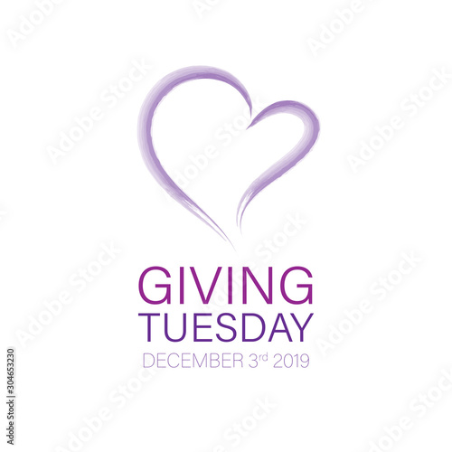 Special day. Giving Tuesday banner design.