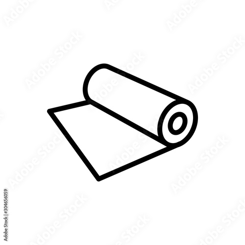 tissue paper icon vector flat design