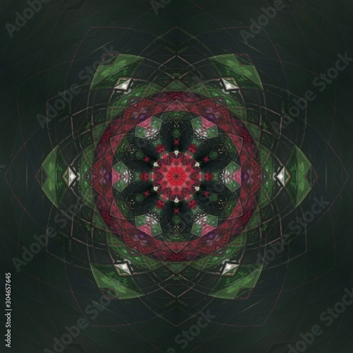 RED ABSTRCTS PATTERN photo