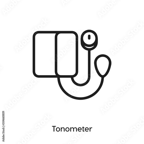 tonometer icon vector sign symbol