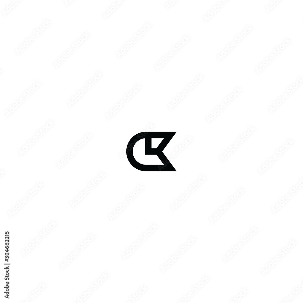 CK logo initial letter design vector CK logo initial letter design vector
