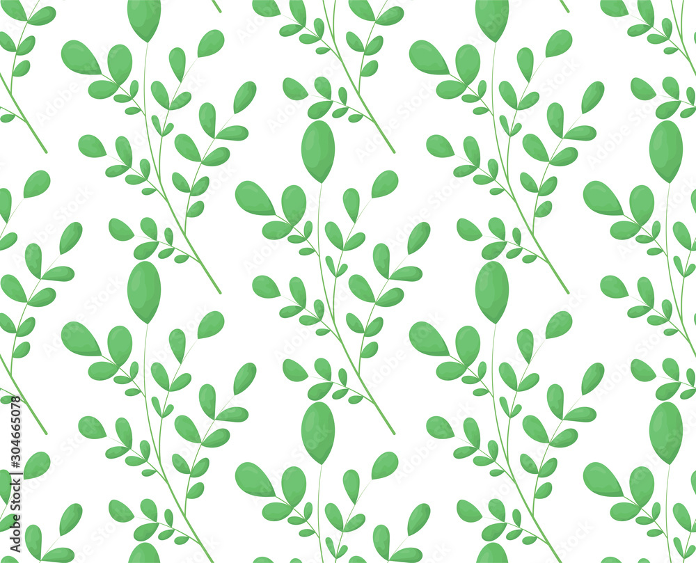 Seamless pattern with flowers and leaves. Floral pattern for wallpaper or fabric. Botanic tile. Seamless pattern with flowers and leaves. Floral pattern for wallpaper or fabric. Botanic tile.