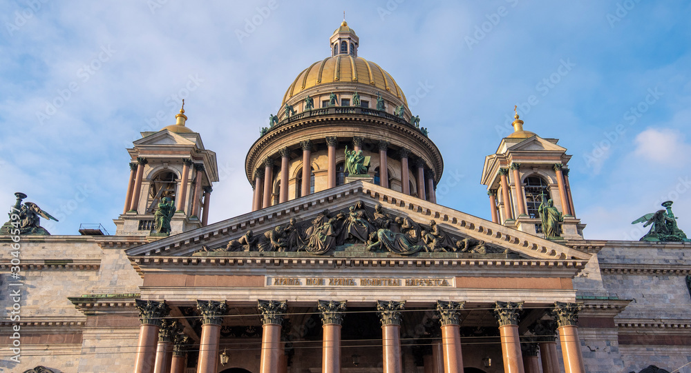 Saint Isaac's Cathedral or Isaakievskiy Sobor is the largest Russian Orthodox church (sobor) in the city of Saint Petersburg, Russia. It is the largest orthodox basilica.