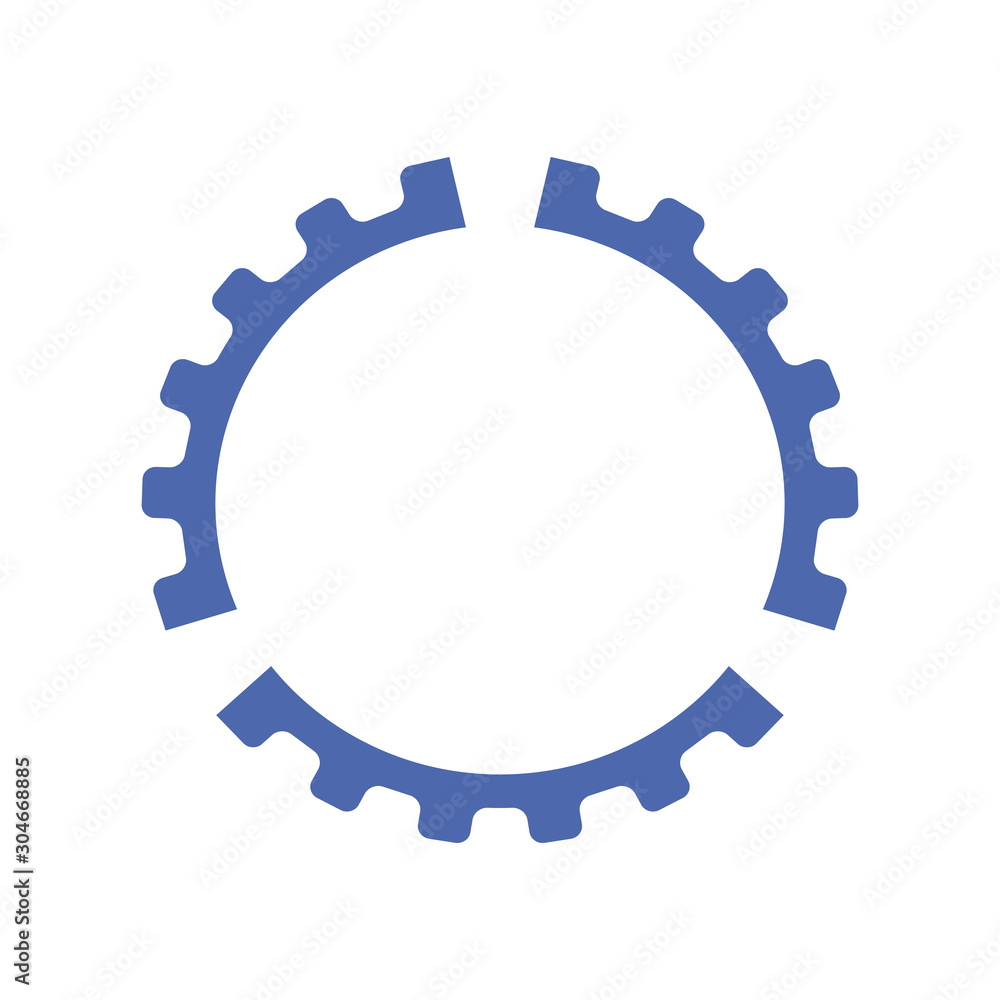 gear Icon vector. Simple flat symbol. Perfect Black pictogram illustration on white background. gear Icon vector. Simple flat symbol. Perfect Black pictogram illustration on white background.